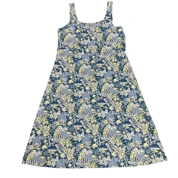 Columbia Tank Sleeveless Dress Omni Freeze PFG Tropical Fish Print Womens Size S - Picture 1 of 10